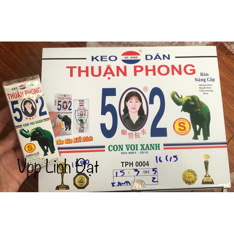 [Chính hãng] Keo dán con voi 502 Thuận Phong dính siêu chắc nhanh khô, keo con voi 502, keo dính con