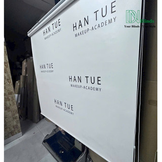 Rèm cuốn in LOGO tên thương hiệu,in tranh theo yêu cầu.