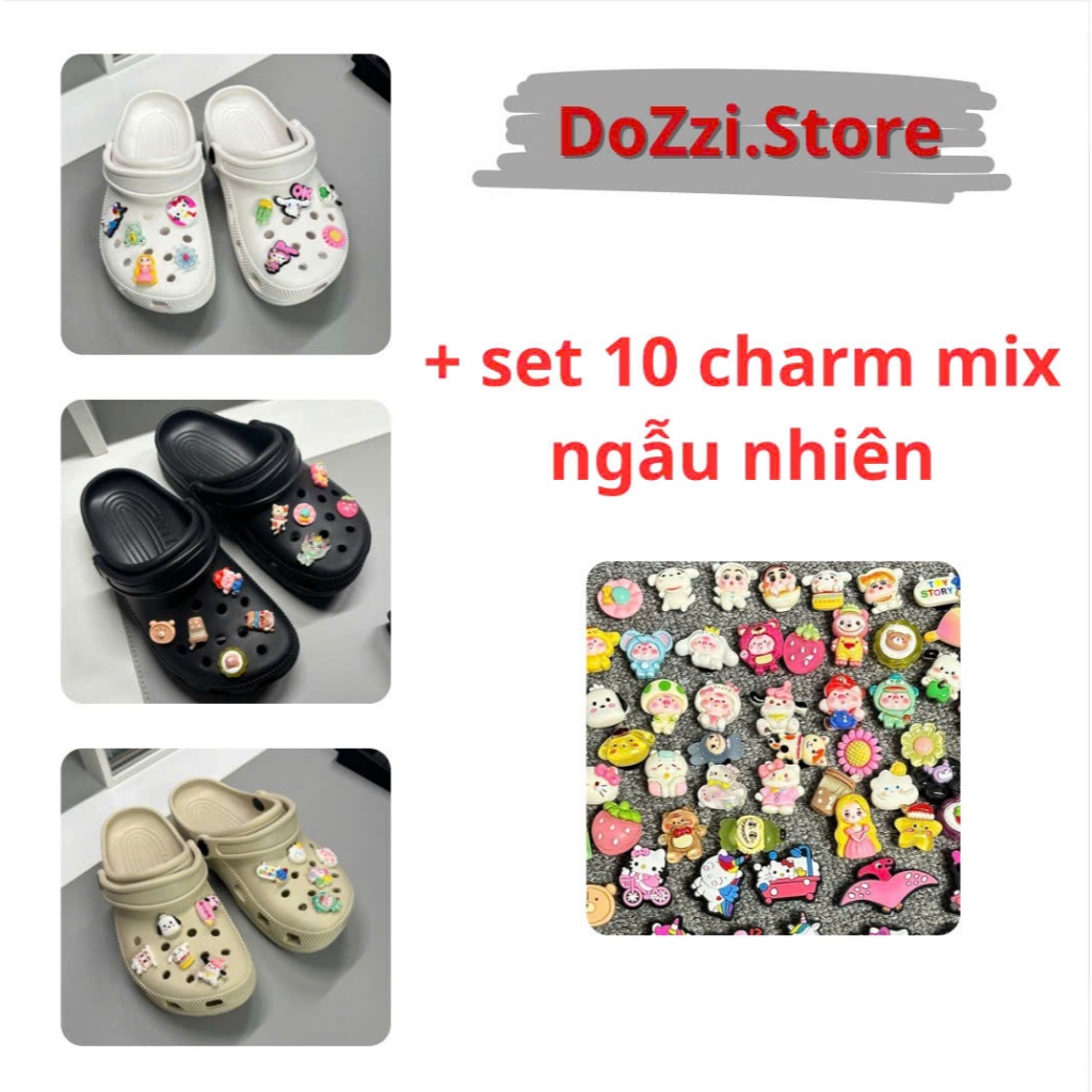 Dép Sục Sandal Nam Nữ - Đế Cao Su Non, Siêu Êm, Chống Nước, Phối Đồ Đa Năng