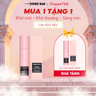 [Mua 1 Tặng 1]Lăn Khử Mùi HOBEBAR Hương Đào Ngăn Tiết Mồ Hôi Dưỡng Da Sáng Mịn Hiệu Quả Và Khô Thoáng Chai 20ml