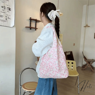  Túi Tote Đeo Vai Nữ Túi Xách Vải Họa Tiết Hoa Nhẹ Nhàng Thời Trang Đi Biển Phong Cách Hàn Quốc - HOTI - XT156 