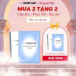 Mặt nạ cấp ẩm HOBEBAR phục hồi da tổn thương, cấp ẩm chuyên sâu giúp da trắng sáng cho cả da khô và da dầu - Hộp 5 miếng