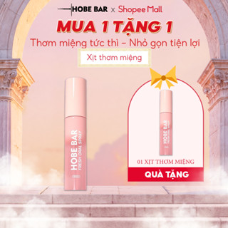 [Mua 1 Tặng 1] Xịt Thơm Miệng HOBEBAR Hương Đào Loại Bỏ Vi Khuẩn Gây Mùi Sạch Miệng Thơm Tức Thì Giữ Mùi Lâu Chai 20ml