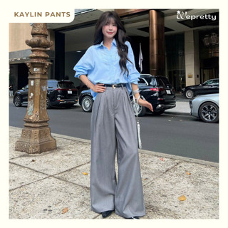 [Tặng Dây Ren] Quần Đũi Xước Ống Rộng KAYLIN PANTS Wepretty,Quần Ống Rộng Nữ Form Suông Chất Thô Mềm Mại Mặc Mùa Hè Q02