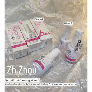 GEl 6 in 1 , gel úp móng, Glue gel for nail tip- gắn móng úp, nối đắp, cm, loang