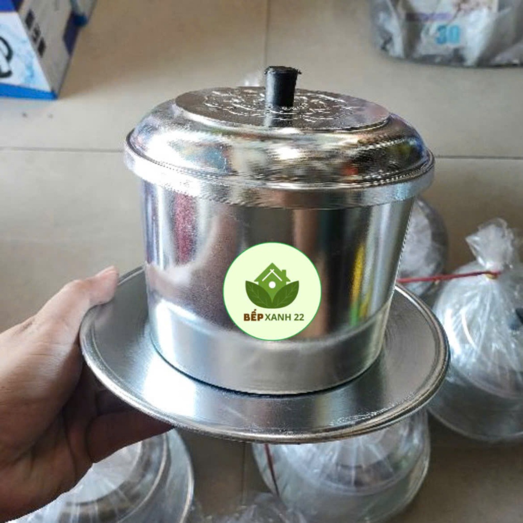 Phin cafe phin nhôm to phin pha cà phê 100gram - 200gram