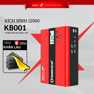 Kích Bình Kèm Bơm Lốp Ô Tô , Sạc Dự Phòng Kiêm Bơm Hơi Đa Năng 4IN1 , Sạc Dự Phòng , Đèn Pin Cao Cấp Bảo Hành 12 Tháng