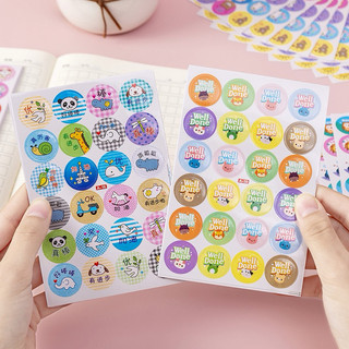 [COMBO 50 TỜ] Hình dán sticker dán khen thưởng cho bé