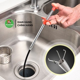 Cây Gắp Rác Thông Cống, Dây Thông Tắc Cống Bồn Cầu Lò Xo - Dụng Cụ Thông Cống