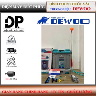 Bình Phun Xịt bằng Điện DEWOO 1-2 Bơm (tự động đảo thuốc). Phun xịt cực mạnh Acquy 12V-8AH.12V-12AH