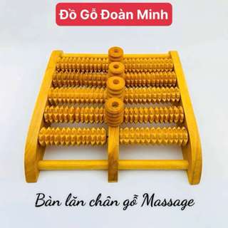 Bàn lăn chân gỗ, bàn massage chân huyệt đạo mẫu mới 2026 bằng gỗ tự nhiên - giảm đau mỏi, lưu thông máu