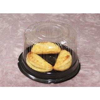 Hộp nhựa A016- Hộp nắp trong đế đen(nâu) đựng bánh