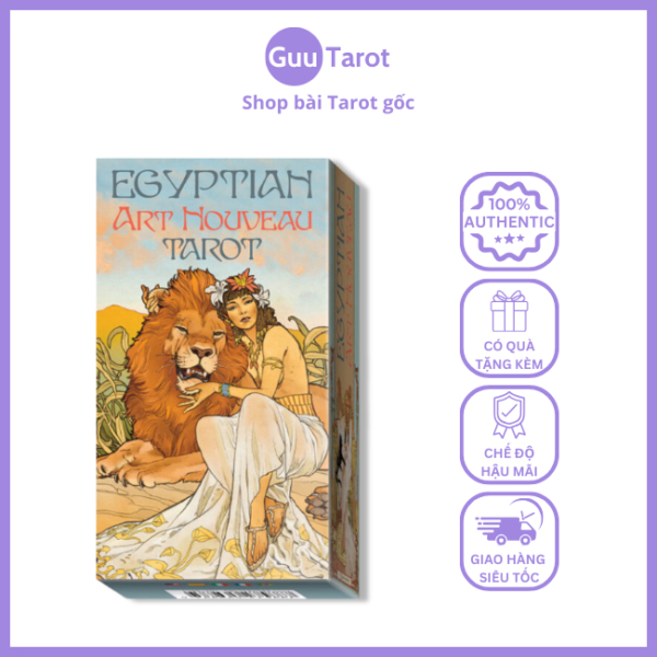 Bộ Bài Egyptian Art Nouveau Tarot (Guu Tarot Shop)
