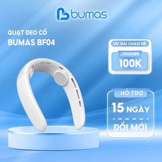  Quạt Đeo Cổ BUMAS BF04 - Mini Mỏng Nhẹ Nhỏ Gọn Linh Hoạt Mở Rộng Quạt Đeo Cổ Làm Mát Mỏng Nhẹ 