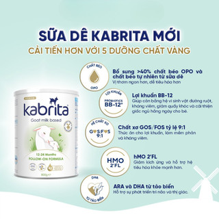 [Mẫu mới] Sữa dê Kabrita Số 2 800g