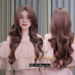 Tóc Giả Nguyên Đầu Siêu Da Hai Mái ,ML50, Tóc Xinh Mỹ Lệ  [Tặng Kèm Combo Lược + Dưỡng + Lưới Trùm]
