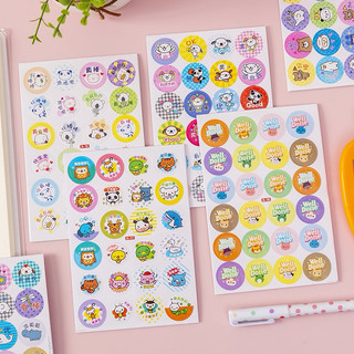 [COMBO 50 TỜ] Hình dán sticker dán khen thưởng cho bé