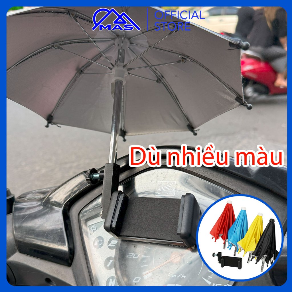 Kẹp Điện Thoại Kèm Ô Dù Che Nắng Che Mưa Dán Xe Máy Dán Mặt Phẳng Xem Maps Chạy Ship | BigBuy360 - bigbuy360.vn