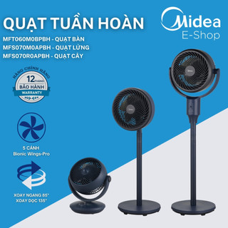  Quạt Tuần Hoàn Không Khí Midea | Quạt Lửng MFS070M Quạt Cây MFS070R Quạt Midea Chính Hãng 