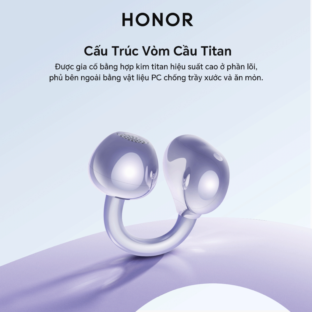 Tai Nghe Bluetooth HONOR CHOICE Earbuds Clip | Chống bụi và nước IP54| Cấu trúc vòm cầu Titan | BigBuy360 - bigbuy360.vn