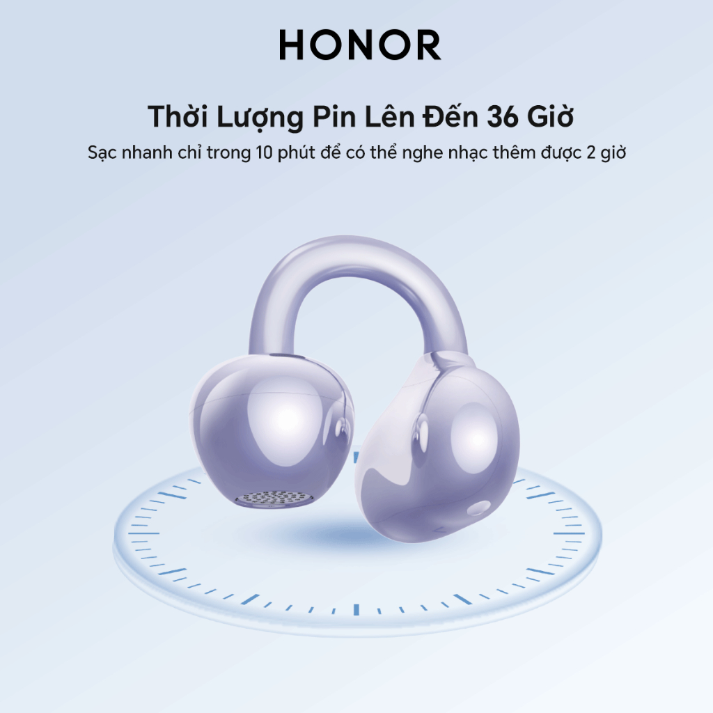 Tai Nghe Bluetooth HONOR CHOICE Earbuds Clip | Chống bụi và nước IP54| Cấu trúc vòm cầu Titan | BigBuy360 - bigbuy360.vn