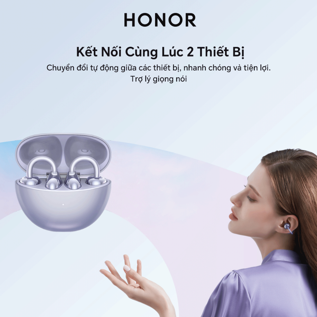 Tai Nghe Bluetooth HONOR CHOICE Earbuds Clip | Chống bụi và nước IP54| Cấu trúc vòm cầu Titan | BigBuy360 - bigbuy360.vn