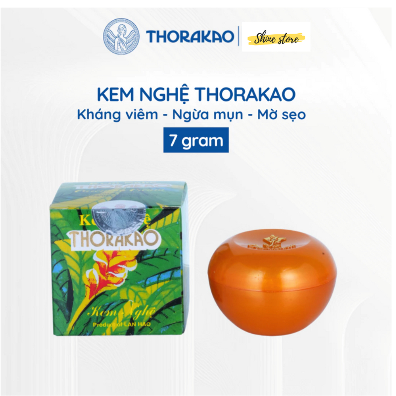 Kem Nghệ- kem Sâm Thorakao Chiết Xuất Từ Nghệ Giúp Sáng Da,Kem Nghệ Mờ Thâm Sẹo