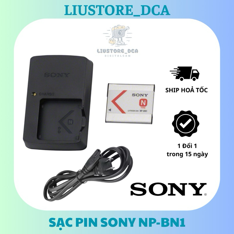 Sạc pin Sony Cyber-shot NP-BN1 tương thích với máy ảnh Sony DSC-W800, W830, WX220, TX30, TX300V…