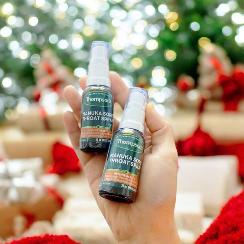Xịt họng Thompson’s Manuka Mật ong Manuka Úc