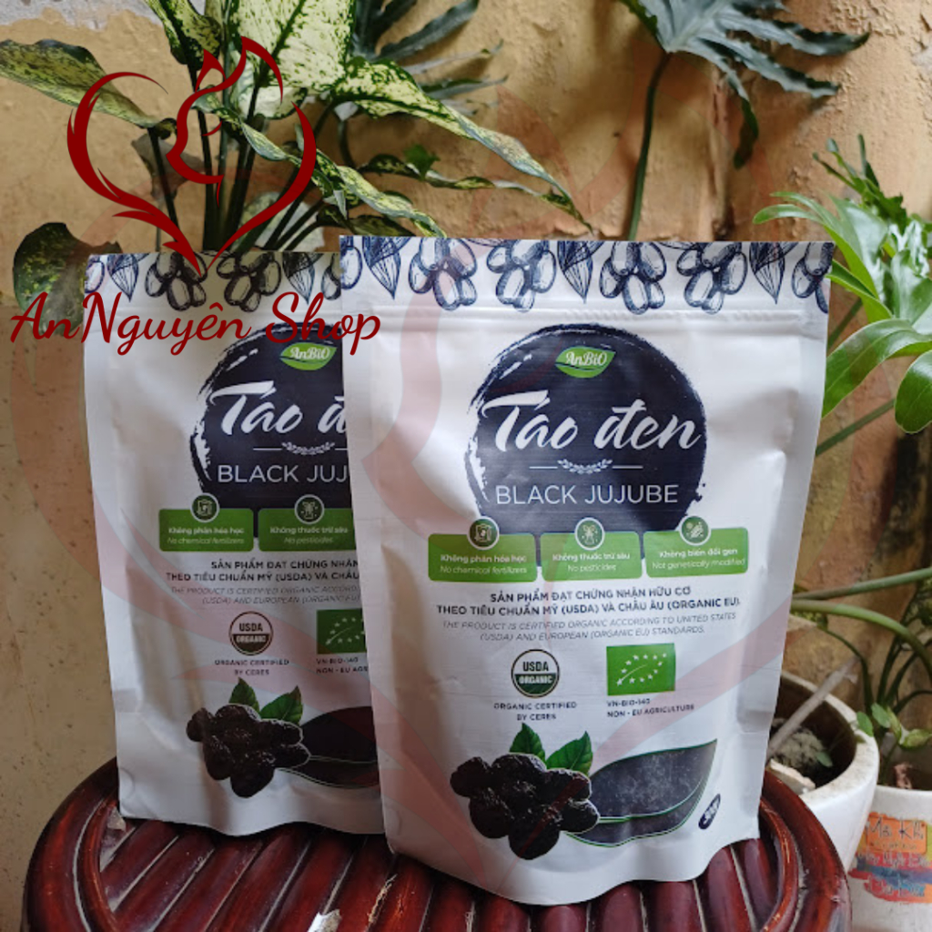 ANBIO, TÁO ĐEN 300GR – ANBIO, BLACK JUJUBE 300GR