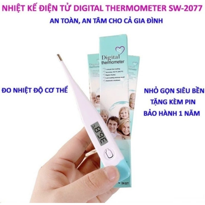 Nhiệt Kế Điện Tử Digital Đo Nhiệt Độ Cho Bé