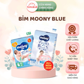 Tã Bỉm Quần/Dán MOONY Xanh Unicharm Nhập Khẩu Chính Hãng, Đầy Đủ Tem Phụ
