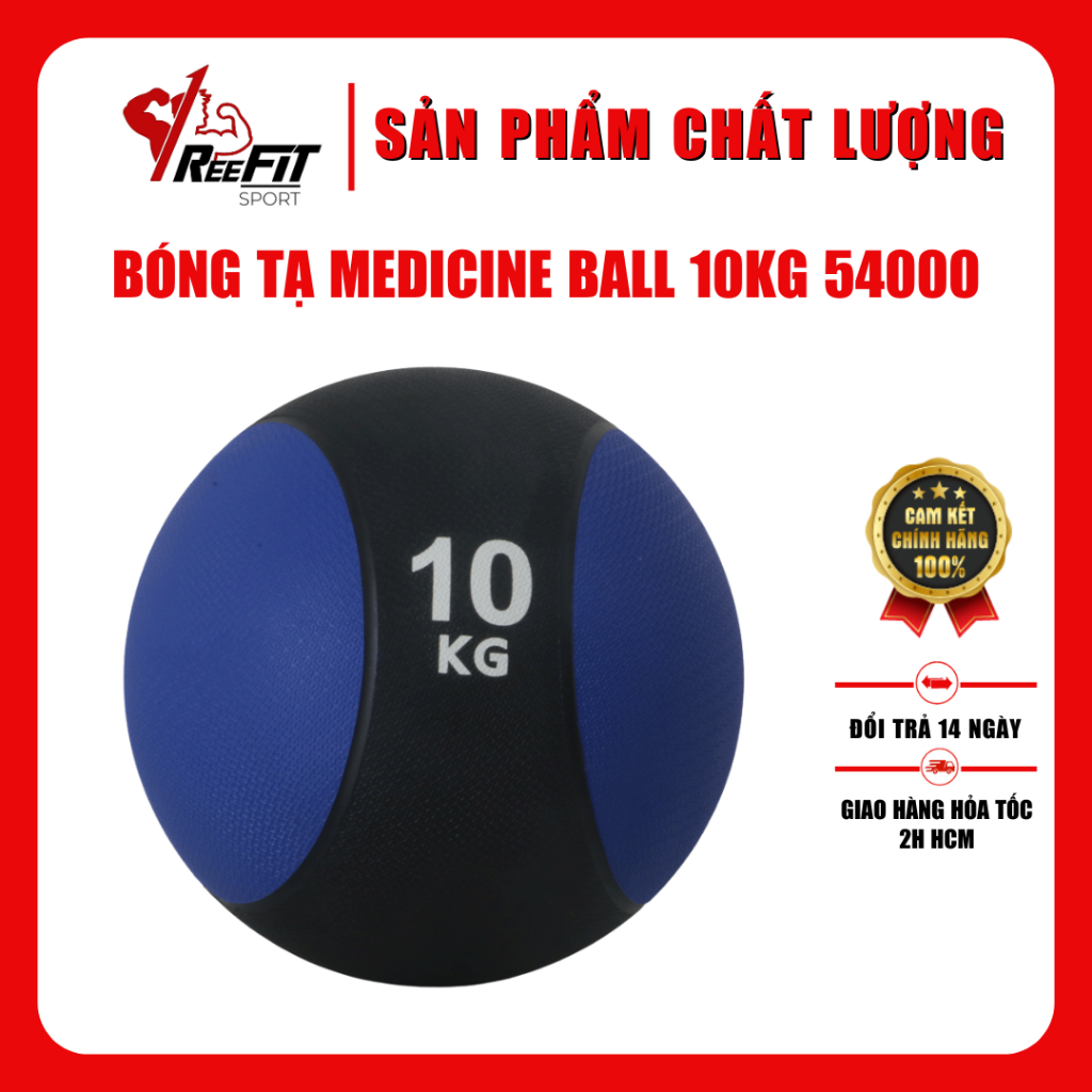 Bóng Tạ Bóng Đập Tập Thể Lực,Tập GymYoga Chất Liệu Cao Su Đặc Hàng Nhập Khẩu Medicineball-54000 10kg