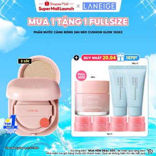 Phấn Nước Che Khuyết Điểm 50H Laneige Neo Cushion Glow 15G Dưỡng Ẩm Gấp 5 + Kèm LõI