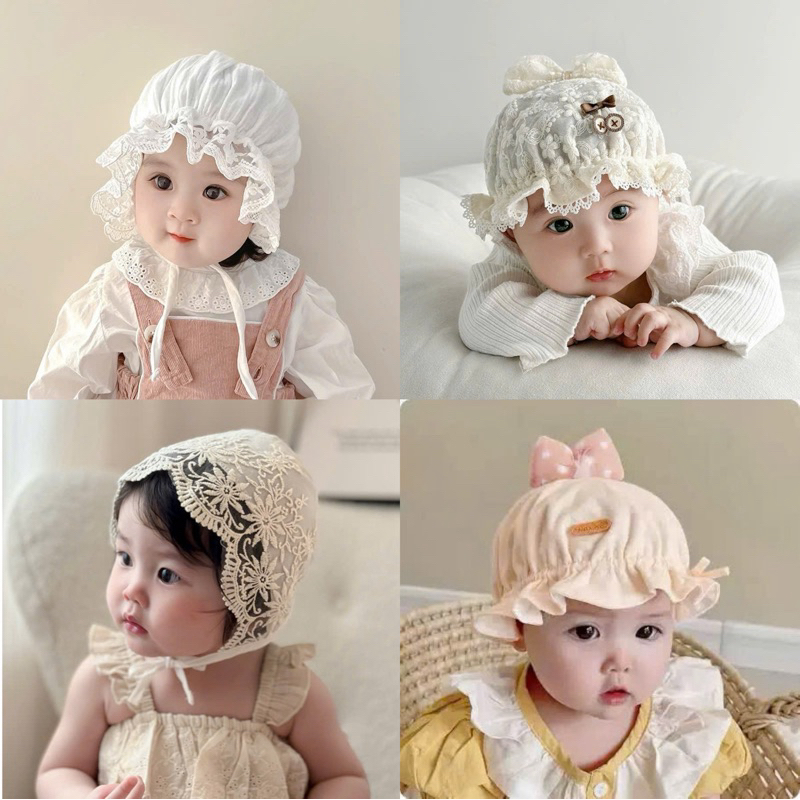 Tổng Hợp Mũ Hè Bé Gái – Mũ Ren, Mũ Cói, Mũ Rộng Vành, Mũ Vintage Cực Xinh Cho Bé 0–24 Tháng