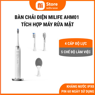 Bàn chải điện miLife AHM01 5 chế độ kiêm máy rửa mặt