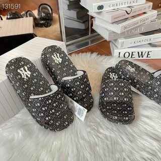 [Chính Hãng] Dép MLB - Dia Monogram - Đen - Code: 3ALPCDM33