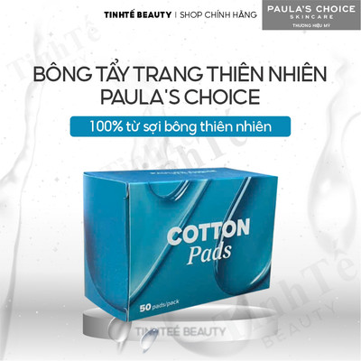 [HB GIFT] HÀNG TẶNG KHÔNG BÁN - Hộp bông tẩy trang Paula's Choice thiên nhiên - 50 miếng/Hộp