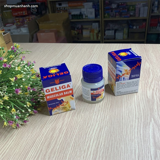 Dầu cù là lửa GELIGA MUSCULAR BALM (40gr), dầu nóng xoa bóp giảm đau Geliga Indonesia
