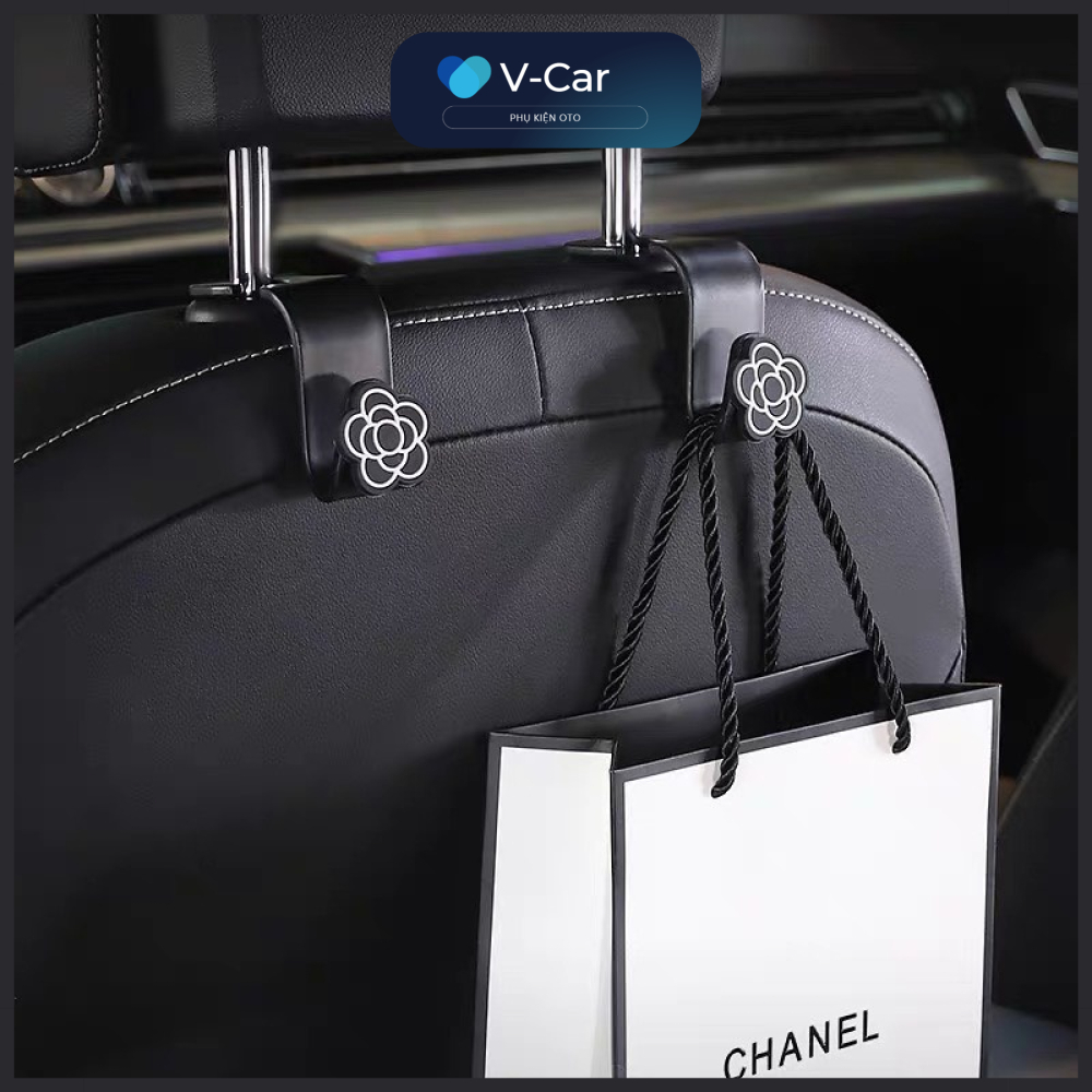 Móc S icon 3D- Móc Treo Đồ SAU GHẾ Xe Ô Tô Chịu Lực ,vừa treo đồ vừa trang trí xe với nhiều hình gấu thỏ dễ thương