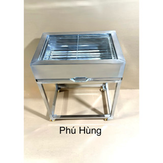  LÒ NƯỚNG THAN INOX  BẾP NƯỚNG INOX 50CM X 80 VÀ 60CM X 40 