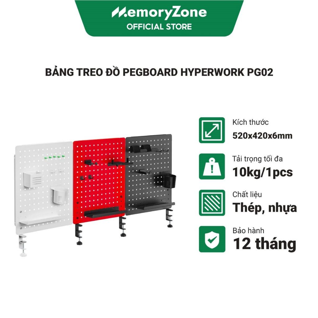 Bảng treo đồ Pegboard HyperWork