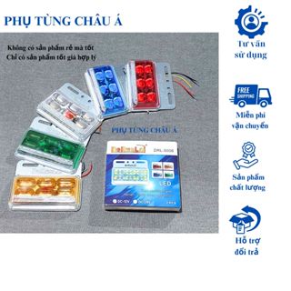 Đèn sườn xe tải. đèn led hãng derunlai, loại to điện 12v, 24v