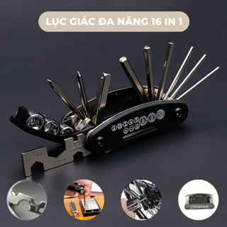  Bộ tua vít lục giác sửa chữa cầm tay đa năng 16 trong 1 xe máy xe đạp bộ dụng cụ lắp ráp 
