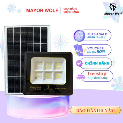Đèn pha năng lượng mặt trời Mayor Wolf 2000W,3000w,5000w