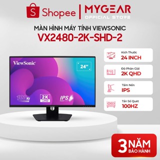  Màn Hình Máy Tính Viewsonic VX2480-2K-SHD-2 24 inch 2K IPS 100Hz - Chính Hãng 
