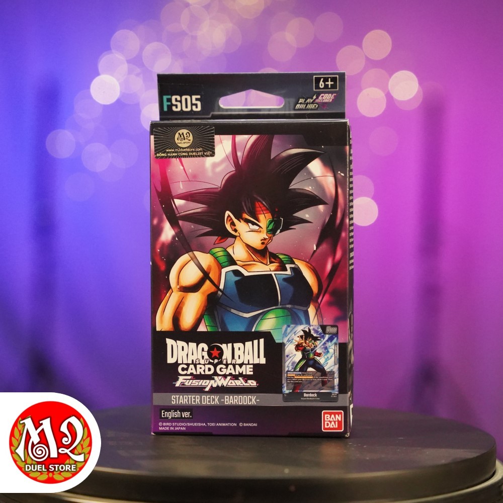 Hộp thẻ bài Dragon Ball Fusion World: Bardock Starter Deck FS05 (English) - Chính hãng Bandai