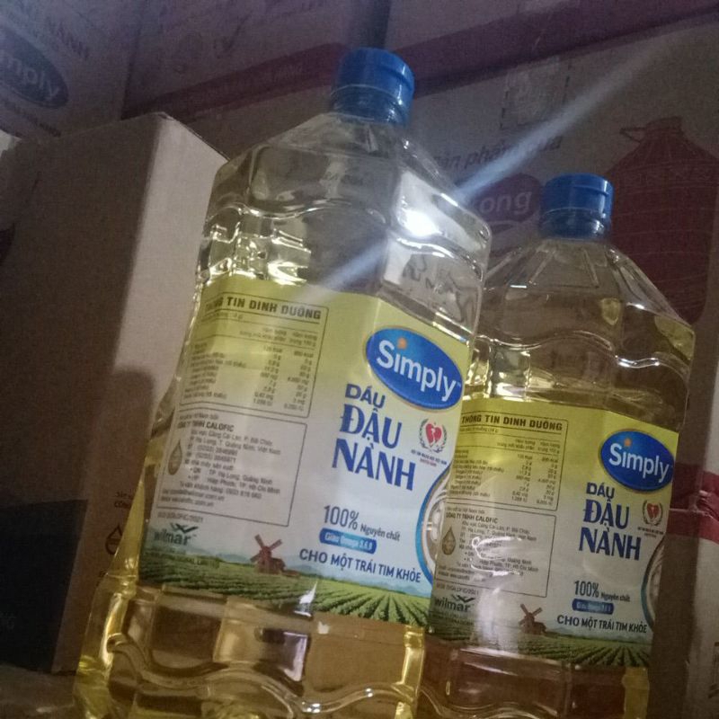 dầu ăn simply 2l .