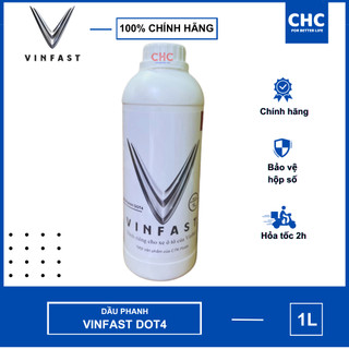 Dầu phanh Vinfast DOT4, CTK Dot4 cao cấp, dầu phanh xe ôtô điện VinFast (chính hãng mẫu mới 2026)n