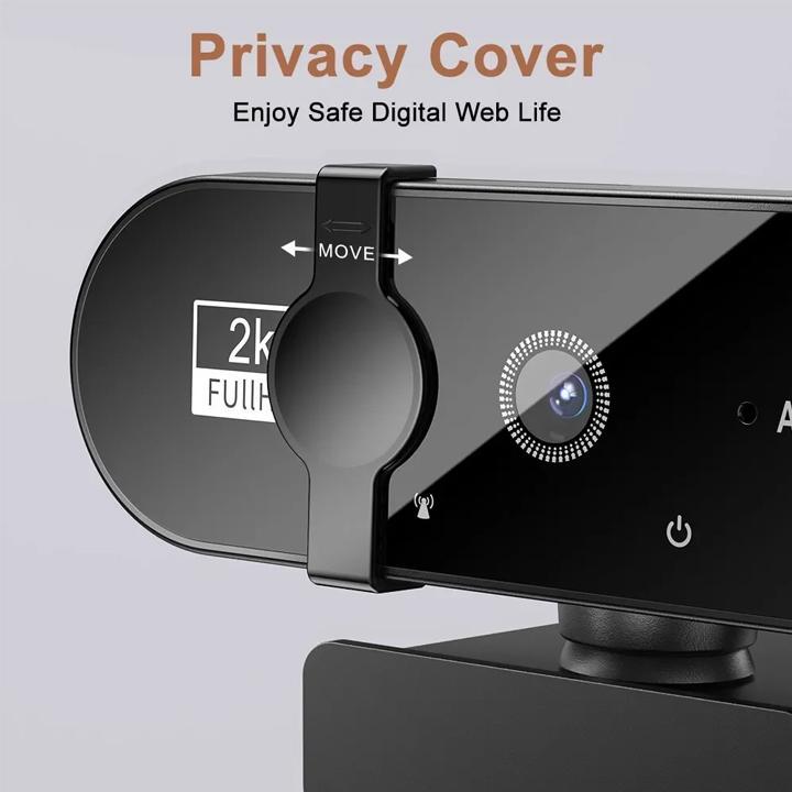 Webcam Full HD 1080P 30FPS có Microphone Tự động Lấy nét & Ánh sáng Cắm & Chạy | BigBuy360 - bigbuy360.vn